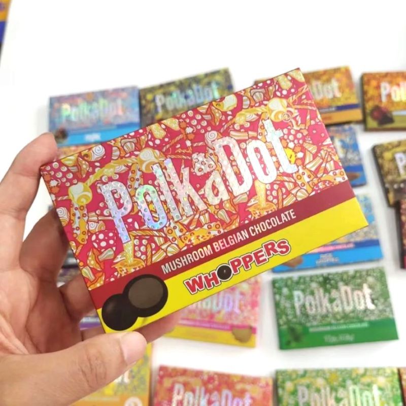 PolkaDot Chocolate Bar Packaging Boxes | 20 Flavors